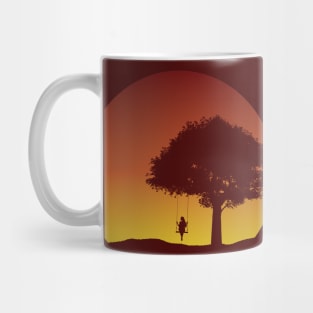 Sunset swing Mug